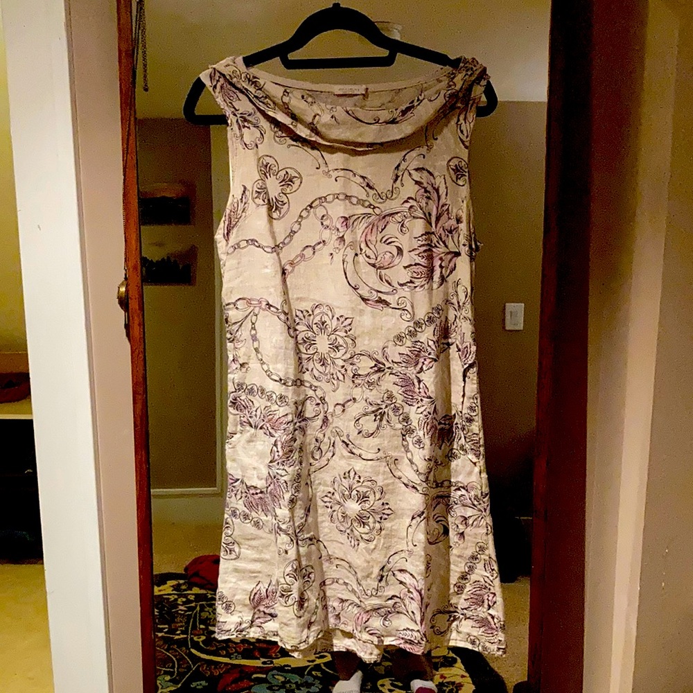 Anna Milani linen mini dress